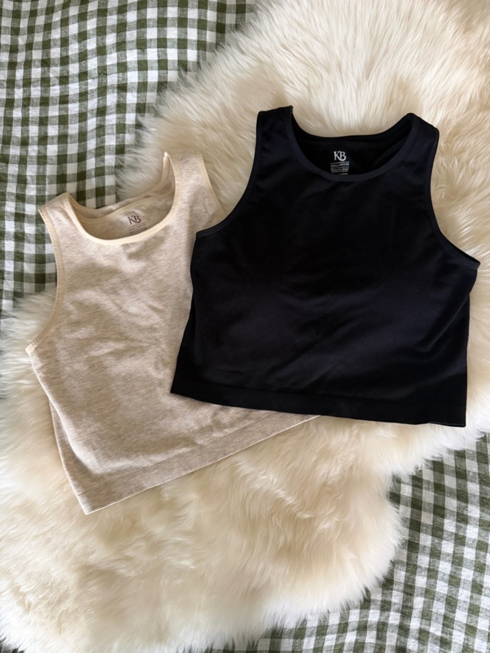 Kindred Bravely Nursing Friendly Tank/Bra Pack — Black & Cream